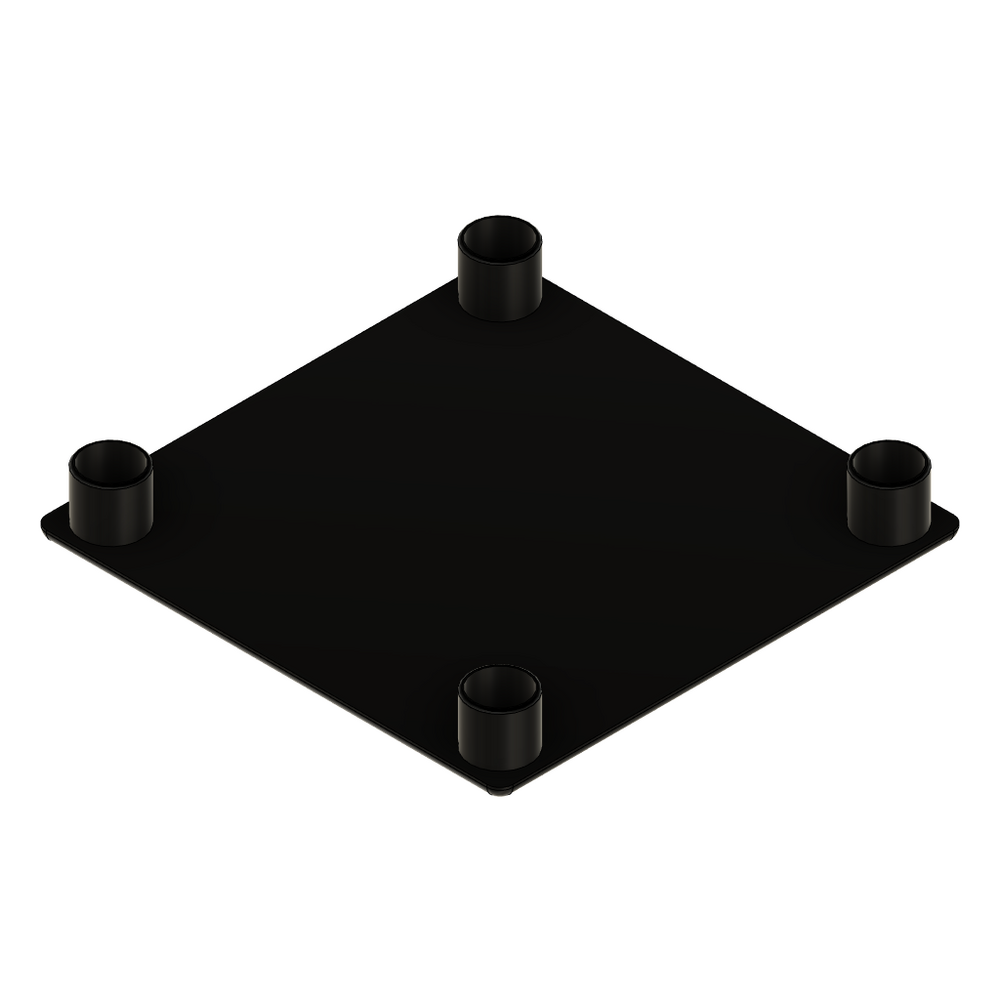 60-030-1 MODULAR SOLUTIONS POLYAMIDE PART<br>END CAP 90MM X 90MM BLACK